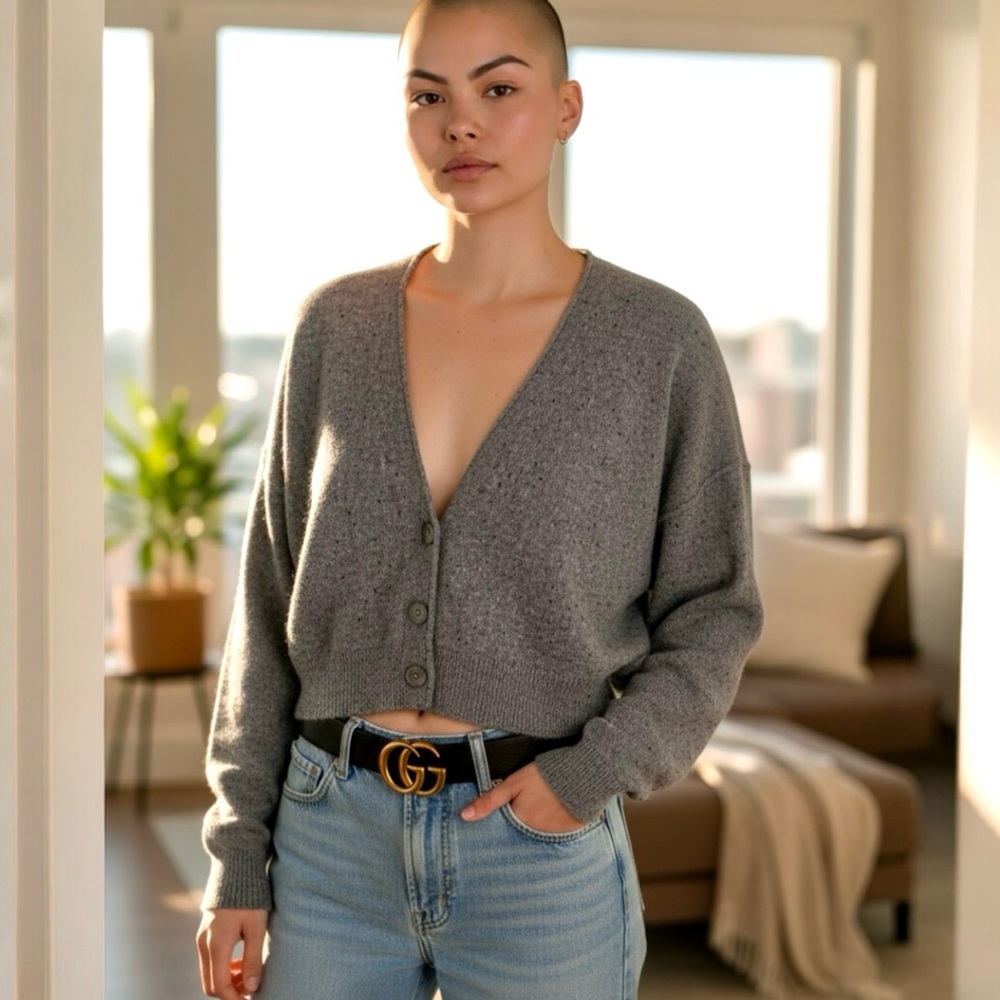 Aritzia Babaton 100% Cashmere Baggy Cardigan